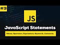 JavaScript Statements | Values, Operators, Expressions, Keywords,  Comments.