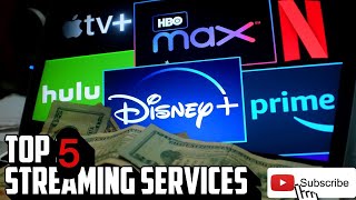 Top 5 Best Streaming Services (TV Shows & Movies)