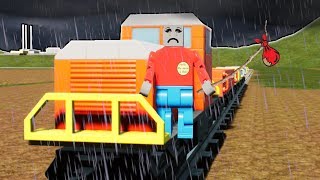 The Saddest Lego Train Stopping Video Ever in the City of Brick Rigs