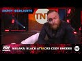 Malakai Black Attacks Cody Rhodes Ahead of Their Match Next Week on AEW Dynamite