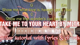 HOW TO PLAY TAKE ME TO YOUR HEART BY MLTR  WITH LYRICS AND CHORDS/GUITAR TUTORIAL