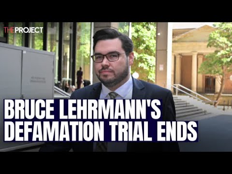 Bruce Lehrmann's Defamation Trial Ends - YouTube