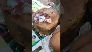 Telangana goat thigh mutton cutting (తెలంగాణ మేక తొడ మటన్ కటింగ్) @muttoncuttingprofessional6672