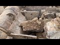 super satisfying stone crushing process big stones are crushed into small chunks#rockcrusher #crush