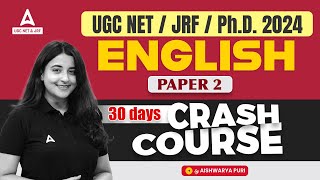 UGC NET English Literature Crash Course Day #1 | English Literature by Aishwarya Puri