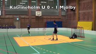 Ös/serien Innebandymatch 2014-2015 Nyhemshallen Katrineholm U - Mjölby