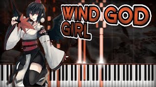 Touhou: Wind God Girl ▶ Synthesia / Piano