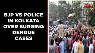 Protests In Kolkata Over Surging Dengue Cases | BJP Workers And Police Clash | English News