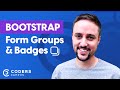Using Bootstrap Form Groups and Badges