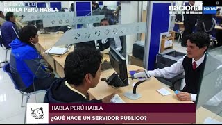 ¿Qué significa ser servidor público en el Perú?