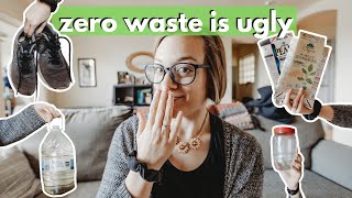 MY NON AESTHETIC ZERO WASTE LIFE (what I buy in plastic, upcycling, & more) @StrollingThroughLife