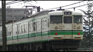 115系新潟N28+S2編成　信越本線1323M　柏崎→新潟