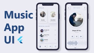 Music Player App - Flutter UI - SpeedCode
