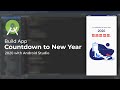 Build a Countdown to New Year 2020 App in Android Studio | Using Countdown View Library