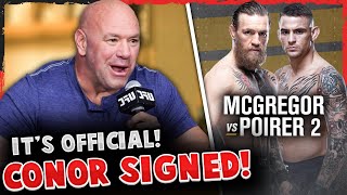 Conor McGregor vs Dustin Poirier FINALLY OFFICIAL! DC on Tony Ferguson vs Michael Chandler, UFC 255