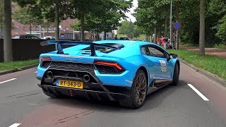 Baby Blue Lamborghini Huracan Performante - Brutal Accelerations!