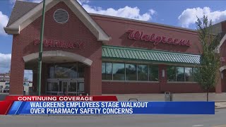 Walgreens employees stage walkout over pharmacy safety concerns
