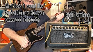 Sound Demo! George Harrison Rosewood Telecaster with Koch Twintone head