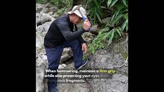 How It S Done Sampling Rocks From The Field