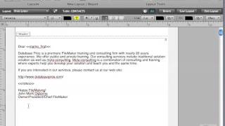 FileMaker Tutorial - 108 - Sliding Objects