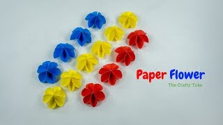 Paper Flower - How to Make Paper Flower - Beautiful Paper Flower - Easy Paper Flower - DIY