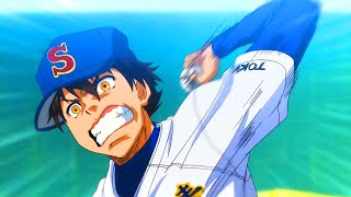 ダイヤのA[エース] 『 The King of Baseball Reincarnated』クリスはミユキに澤村のスローに対抗することに参加させた|| Ace of Diamond