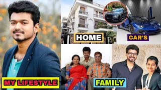 Actor Vijay LifeStyle 2020 || Family, Luxury House, Cars, Age, Daughter, Son, Wife, Salary, Movies