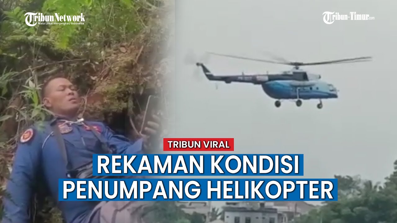 Helikopter Kapolda Jambi Mendarat Darurat Di Gunung Kerinci - YouTube