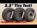 Axial Capra Tire Test! 2.2 Tires from RC4WD, Traxxas, and Pitbull RC! Best Crawler Tire