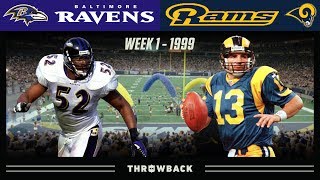 The Greatest Show on Turf is Born! (Ravens vs.  Rams 1999, Week 1)