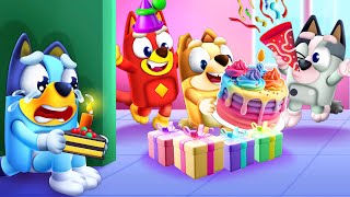 Mommy! Daddy! Bluey Feels Lonely! Don't Ruin Bluey's Birthday Party | Bluey Toy Stories