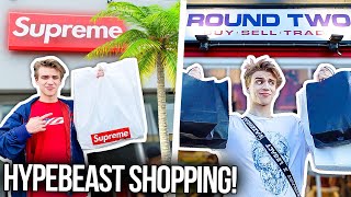 I Went Hypebeast Shopping in LA!! (Supreme Store/Round Two)