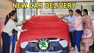 Finally Taking Delivery Of Our Skoda Kylaq ❤️ ! New Car Delivery 🎉