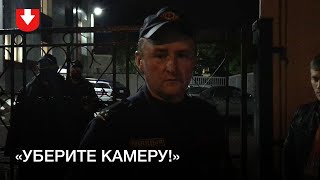 Командир взвода из Октябрьского РУВД отказался представиться журналистам