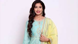 #BIBA Sky Blue Cotton Silk Anarkali Suit Set || BIBA Anarkali New Arrivals Sale Online ||