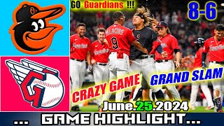 Baltimore Orioles vs. Cleveland Guardians (06/25/24) FULL GAME Highlights | MLB Season 2024