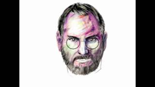 STEVE JOBS Artist Tribute (Pg.60) Awesome stylized digital speed painting by Adrián Munoz