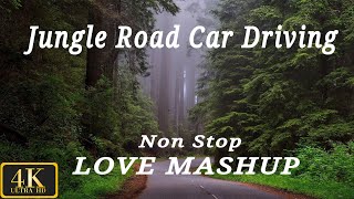 Forest Road Car Driving with Non Stop Love Mashup 2023 | Best of Bollywood Arijit Singh Jubin Nautil