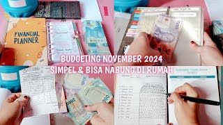 BUDGETING NOVEMBER 2024 || CARAKU MENGATUR KEUANGAN RUMAH TANGGA