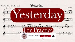 Yesterday - Beatles - for Practice