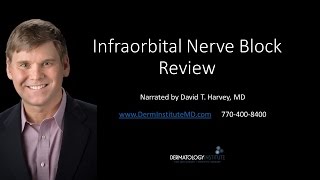 Dr. David Harvey explains the Infraorbital Nerve Block