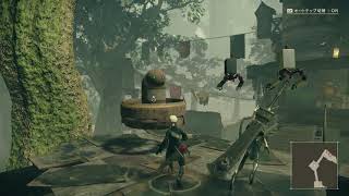 NieR Automata ニーアオートマタ #13 ２周目 巨大兵器・アダムイブ戦・森の国　#NieR ＃ニーア