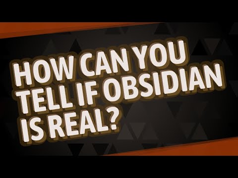 How can you tell if snowflake obsidian is real?