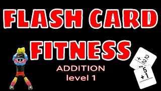 Flash Card Fitness: Addition  PE activity or BRAIN BREAK!