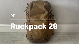 REI Ruckpack 28 Review - Lightweight Hiking / Minimal Travel Pack