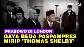 Keren Gaya Paspampres Jaga Prabowo di London Mirip Thomas Shelby Film Peaky Blinders