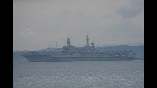 イタリア海軍　軽空母　カブール　来日