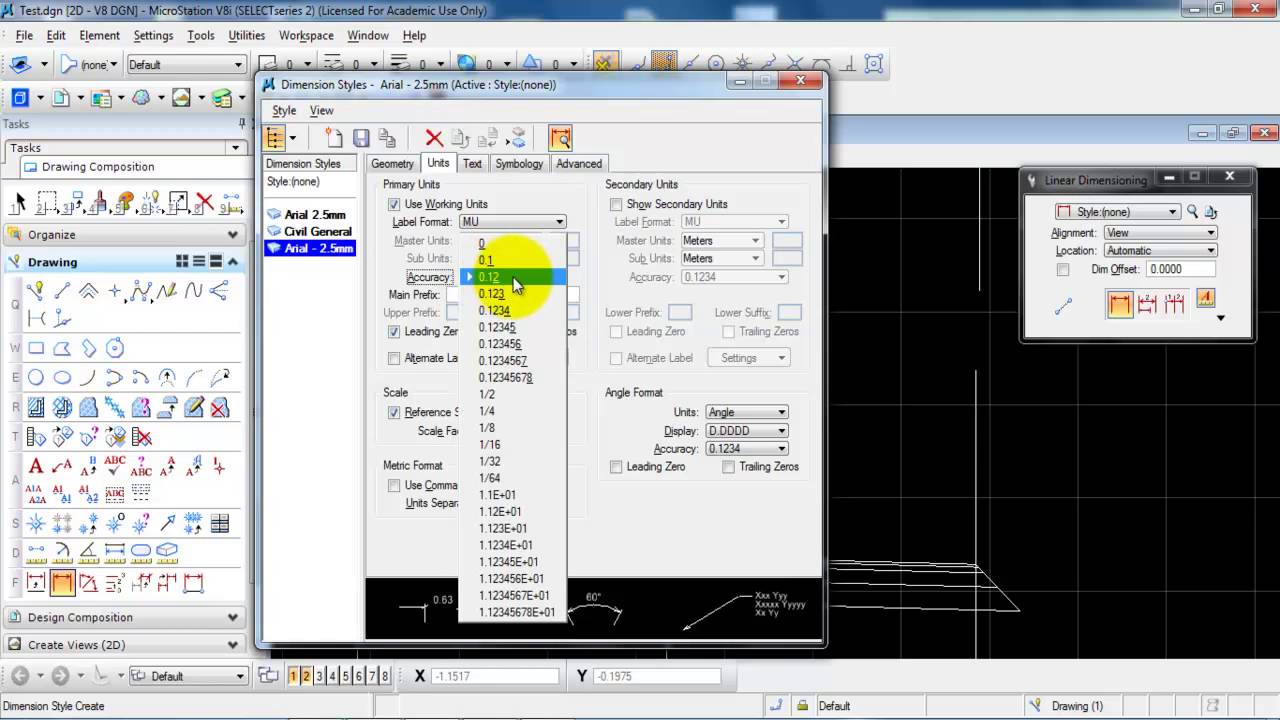 MicroStation V8i_Custom Annotative Dimensions - YouTube