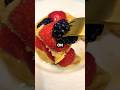 WORLD’S BEST STRAWBERRY WAFFLE! #shorts #fruit #diy #asmr #food #eating #eat #satisfying