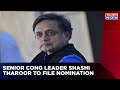 Presidential Polls: Senior Leader And MP Shashi Tharoor Set To File Nomination For Party's Top Post